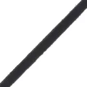Lacet Suedine 3x1.5 mm Noir effet pailleté x 2.8 m