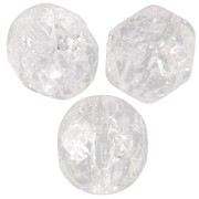 Facettes 6 mm Crystal Cracked x25