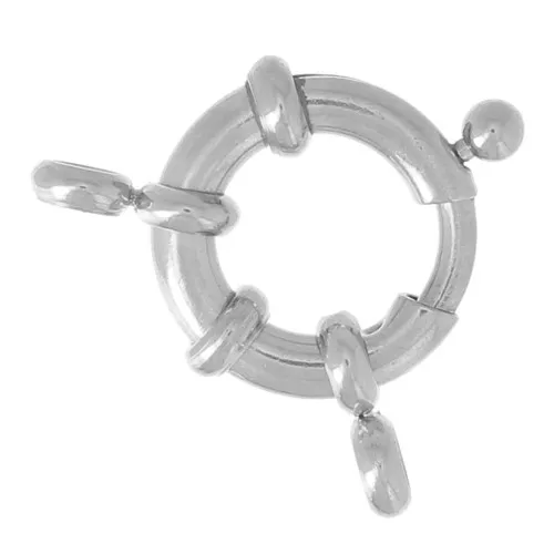 Fermoir bouée 15 mm en Acier inoxydable 304L x1