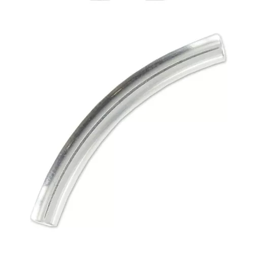 Tube 35x4 mm Rhodié x1