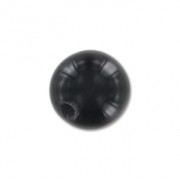 Rondes semi-percées 6 mm Black Onyx x2|raw }}