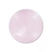 Rondes semi-percées 8 mm Quartz Rose x2