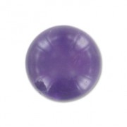 Rondes semi-percées  8 mm Amethyste x2