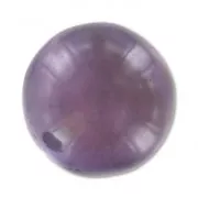 Rondes semi-percées  10 mm Amethyste x2