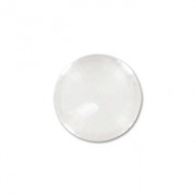 Rondes semi-percées  6 mm Crystal Quartz x2|raw }}