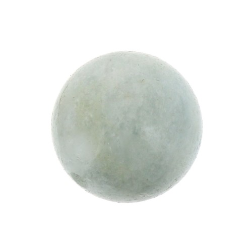 Rondes semi-percées 8 mm Aigue-Marine x2