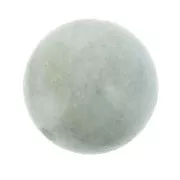 Rondes semi-percées 10 mm Aigue-Marine x2