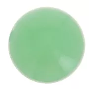 Rondes semi-percées  8 mm Chrysoprase x2