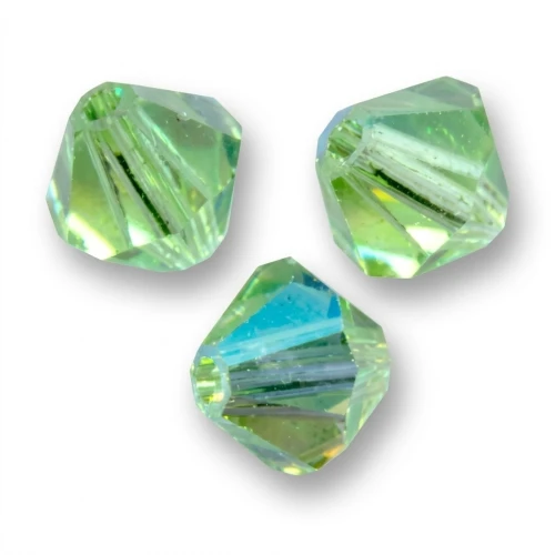 Toupies en cristal PureCrystal 5328 4 mm Peridot AB x50
