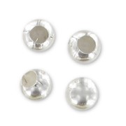 Embouts boules pour cordon 2 mm en Argent 925 x4