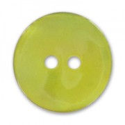 Bouton Nacre 15 mm Vert Anis x1