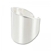 Bague large 21 mm argenté x1