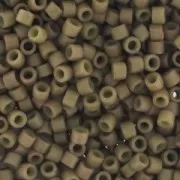 Miyuki Delica 11/0 DB0390 - Mat Opaque Green Tea Luster x8g
