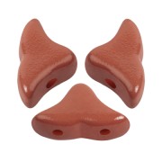 Perles en verre Hélios® par Puca® 6x10mm - La Divine Terracotta x10g|raw }}
