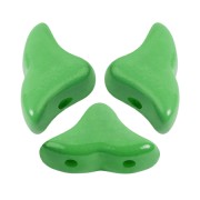 Perles en verre Hélios® par Puca® 6x10mm - La Divine Pistachio x10g|raw }}