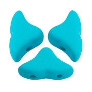 Perles en verre Hélios® par Puca® 6x10mm - La Divine Aqua Mat x10g|raw }}