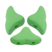 Perles en verre Hélios® par Puca® 6x10mm - La Divine Pistachio Mat x10g|raw }}