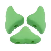 Perles en verre Hélios® par Puca® 6x10mm - La Divine Pistachio Mat x10g