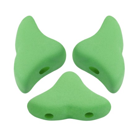 Perles en verre Hélios® par Puca® 6x10mm - La Divine Pistachio Mat x10g