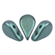 Perles en verre Amos® par Puca® 5x8 mm - Stardust Green x10g|raw }}