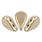 Perles en verre Amos® par Puca® 5x8 mm - Stardust Beige x10g
