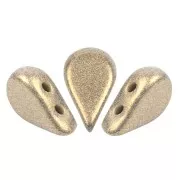 Perles en verre Amos® par Puca® 5x8 mm - Stardust Beige x10g