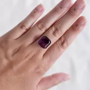 Amethyste rectangle 13.6x13.1 mm - 6.71 cts