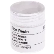 Pigment en poudre pour résine - Rico Design - Blanc nacré x3g