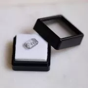 Quartz à inclusions de tourmalines rectangle 10.3x7.1 mm - 1.95 cts