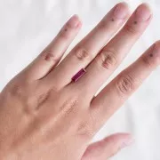 Tourmaline Rose taille Baguette 4x11.9 mm - 1.03 cts