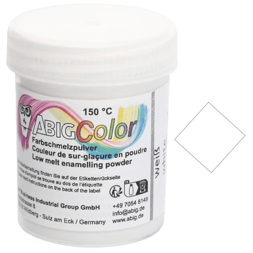 Poudre de sur-glaçure Blanc x25ml
