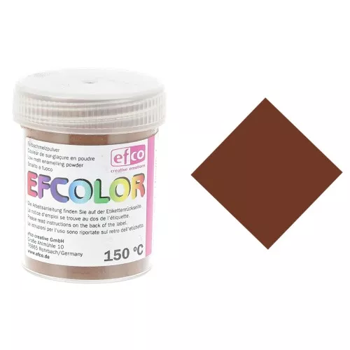Poudre de sur-glaçure Efcolor Brun x25ml