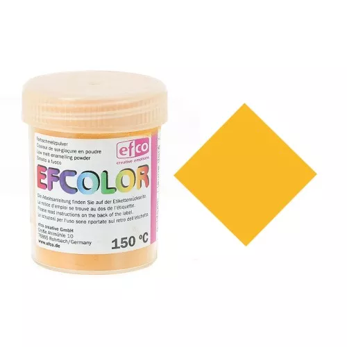 Poudre de sur-glaçure Efcolor Jaune Doré x25ml