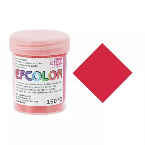 Poudre de sur-glaçure Efcolor Rouge x25ml