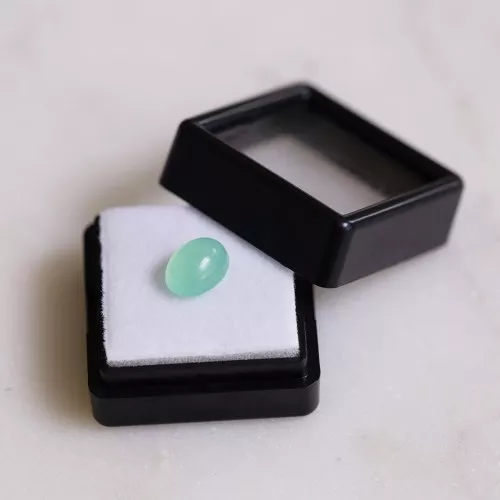Chrysoprase ovale 9.2x7.1 mm - 2.08 cts