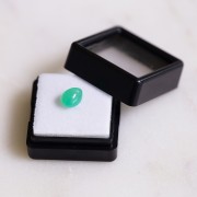 Chrysoprase poire 8x6.3 mm - 1.52 cts|raw }}