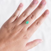 Chrysoprase poire 8x6.3 mm - 1.52 cts