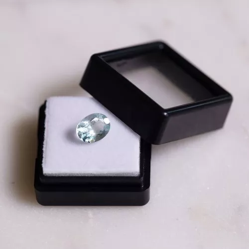 Aigue Marine ovale 8.9x6.9 mm - 1.44 cts