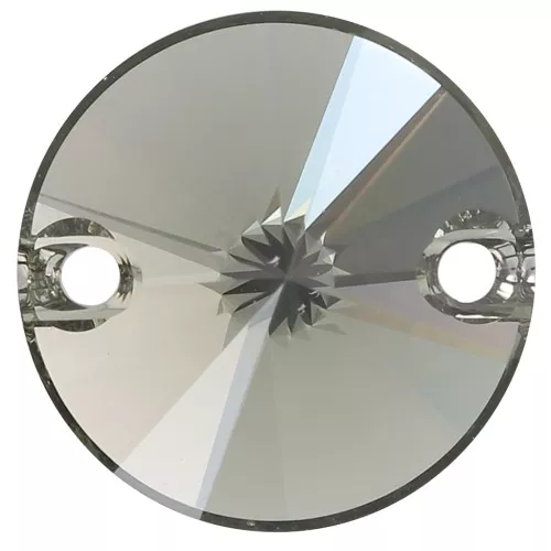 Cabochon - intercalaire - PureCrystal 3200 12 mm Black Diamond x1