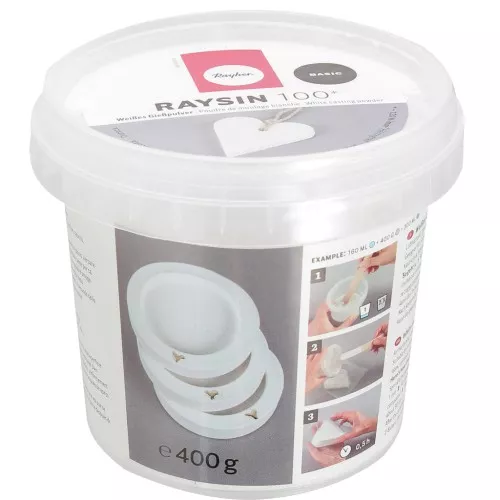 Raysin 100 - Poudre de céramique blanche pour moulage - Basic x400g