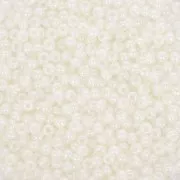 Perles rocailles Preciosa  11/0 2 mm - White Alabaster x20g