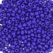 Perles rocailles Preciosa 9/0 2.5 mm - Opaque Dark Sapphire x20g