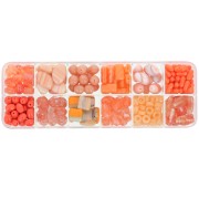 Assortiment de perles Preciosa Ornela - Orange x200g|raw }}