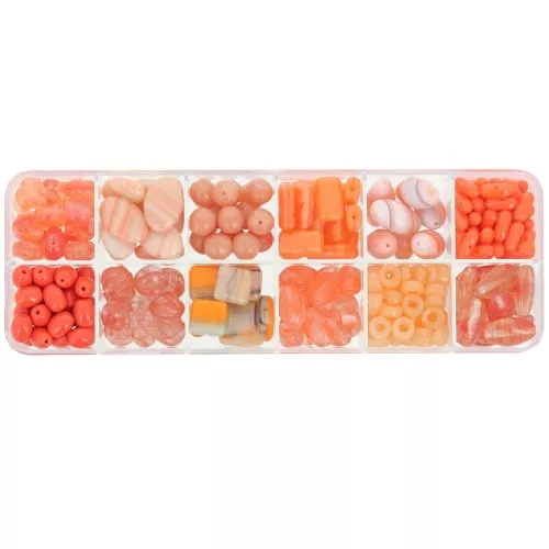 Assortiment de perles Preciosa Ornela - Orange x200g