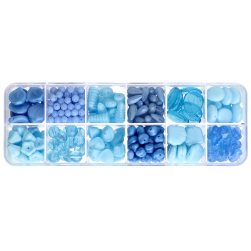 Assortiment de perles Preciosa Ornela - Aqua x200g