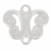 Breloques 2 anneaux 8 mm argenté x10|raw }}