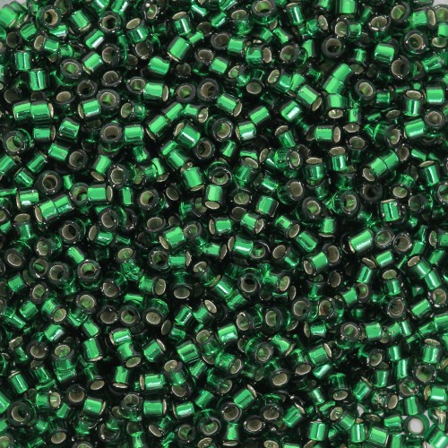 Miyuki Delica 11/0 DB0148 - Silver Lined Forest Green x100g