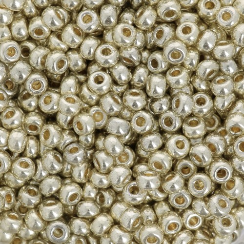 Rocaille Miyuki Duracoat 8/0 4201 - Galvanized Silver x100g
