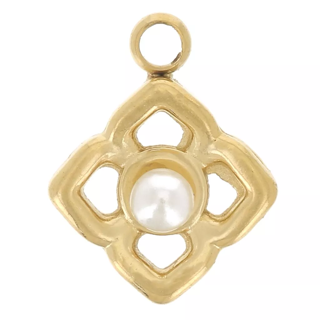 20 Breloques Cœur En Acier Inoxydable UNICRAFTALE - Doré, 6x7x1.5mm, Pour Bijoux DIY