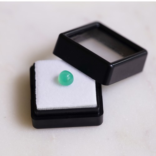 Chrysoprase rond 6.2 mm - 1.36 cts